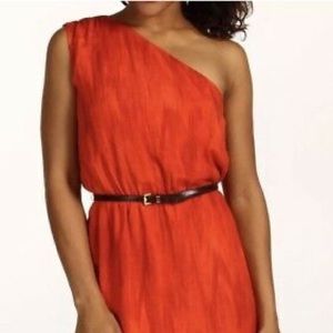 NWT Michael Kors One shoulder Dress L
